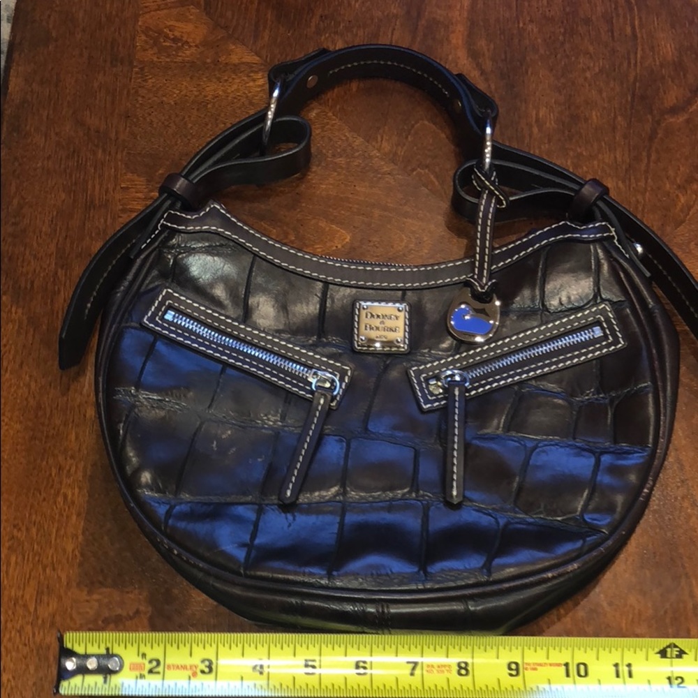 Brown croc Dooney &Bourke purse